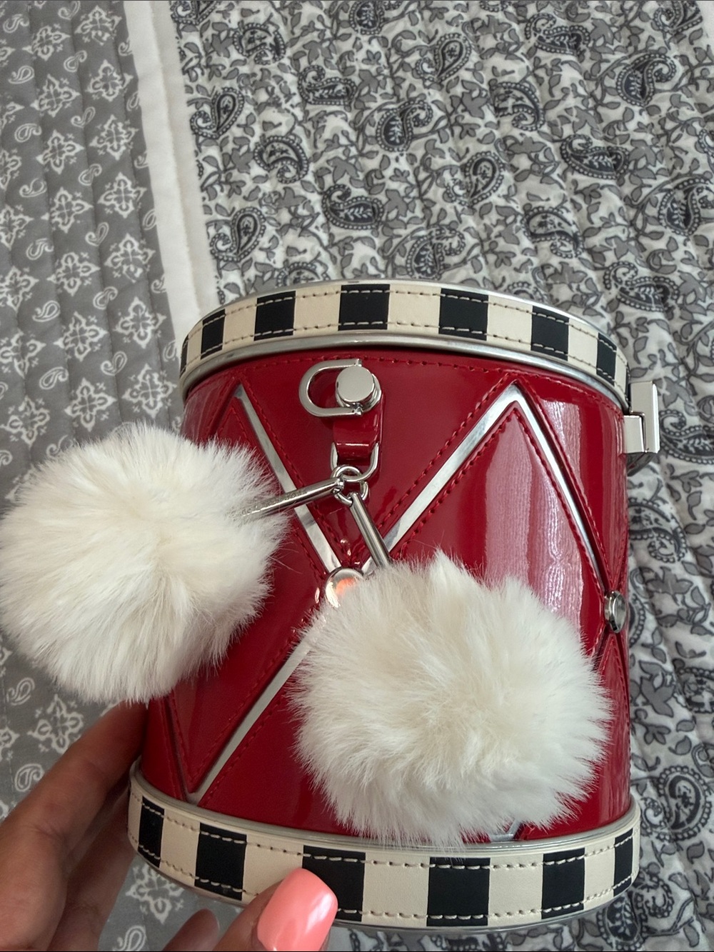 Kate Spade New York "Oh What Fun" 3D Toy Store Drum Crossbody Bag - New - Picture 7 of 12